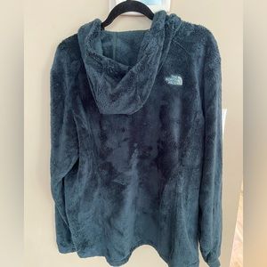 Women’s XL Northface hooded fleece jacket
